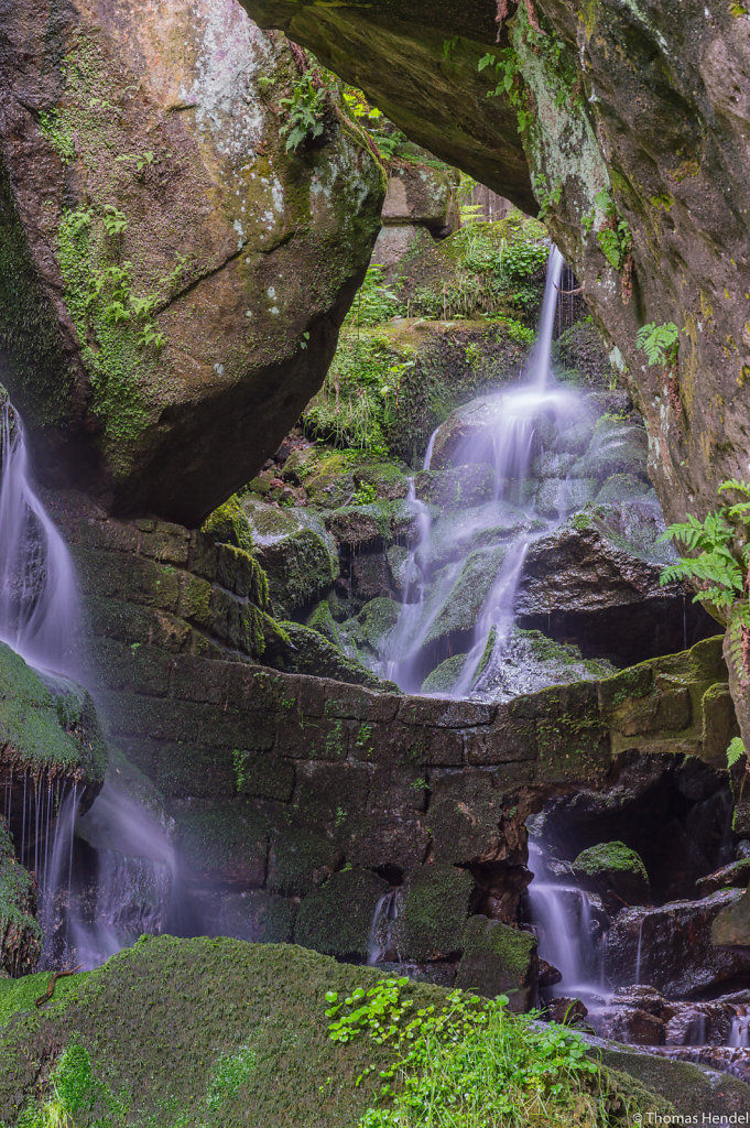 The Lichtenhain Waterfall.