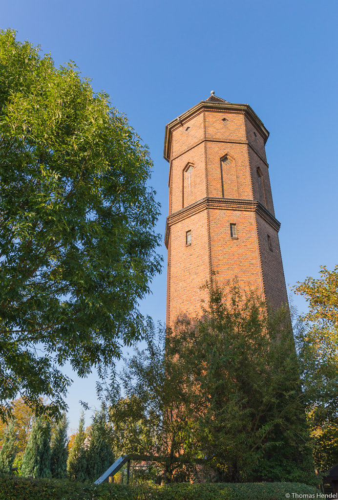 The water tower.