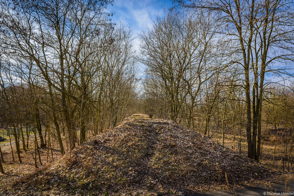 Old rail causeway.