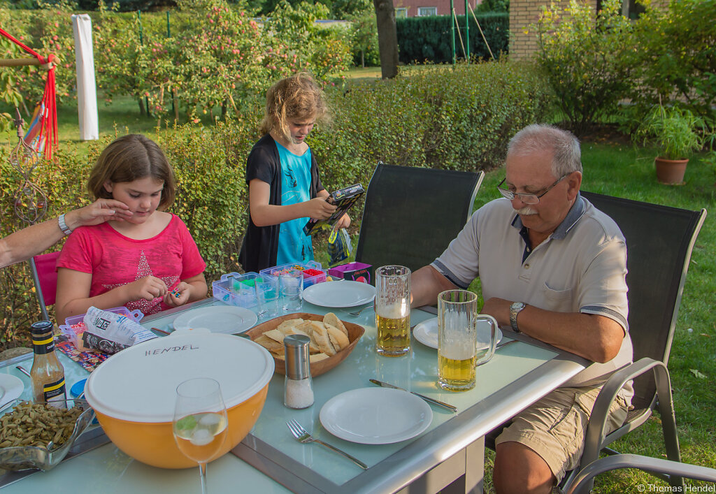 Bei Müllers im Garten